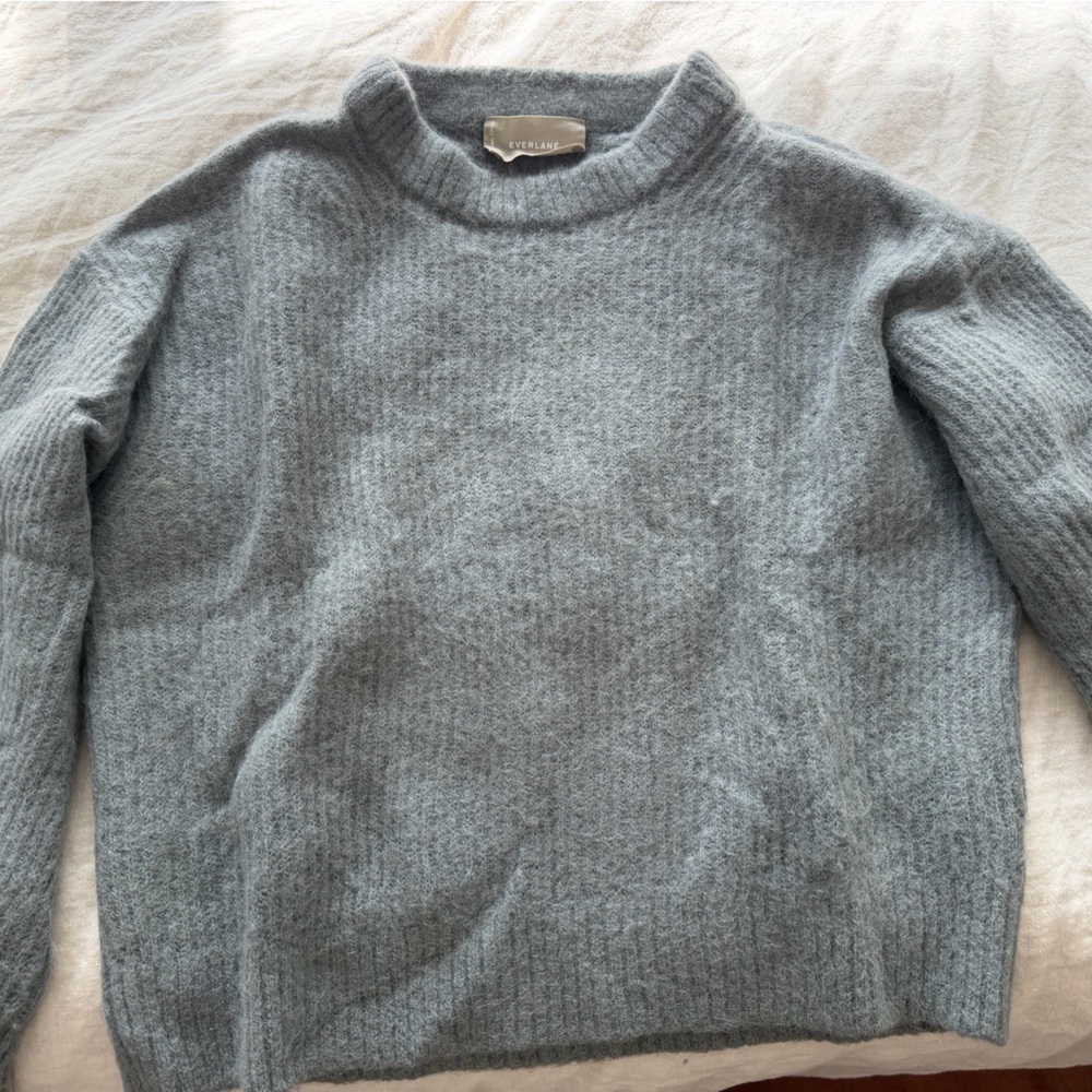 Everlane Alpaca Sweater Gray